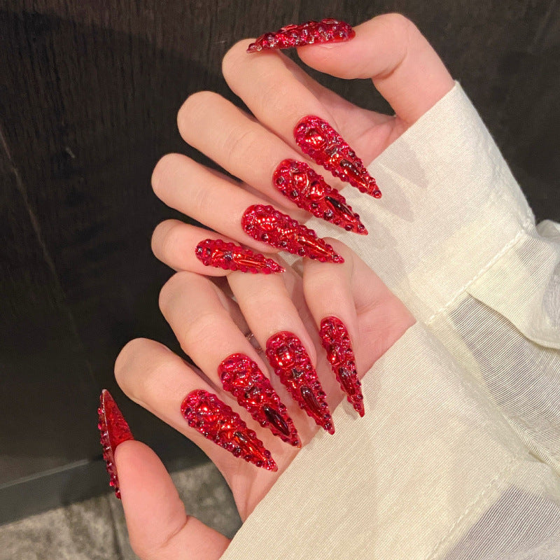 Purely Handmade 10 PCs Nail Set- HM279