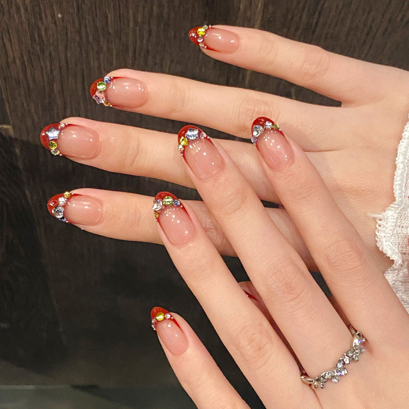 Purely Handmade 10 PCs Nail Set- HM808