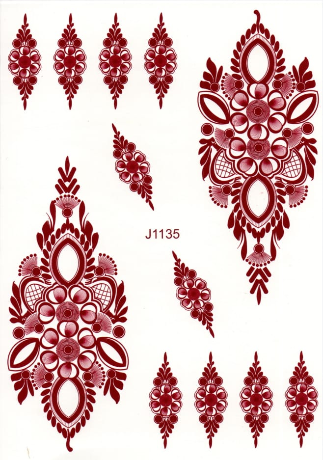 Henna Tattoo- J1135