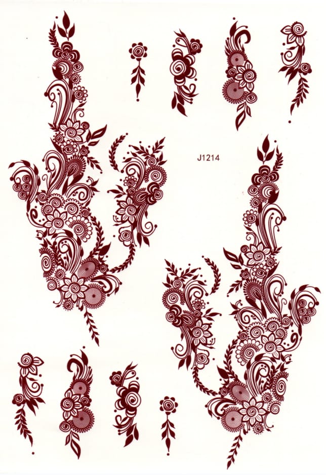 Henna Tattoo- J1214