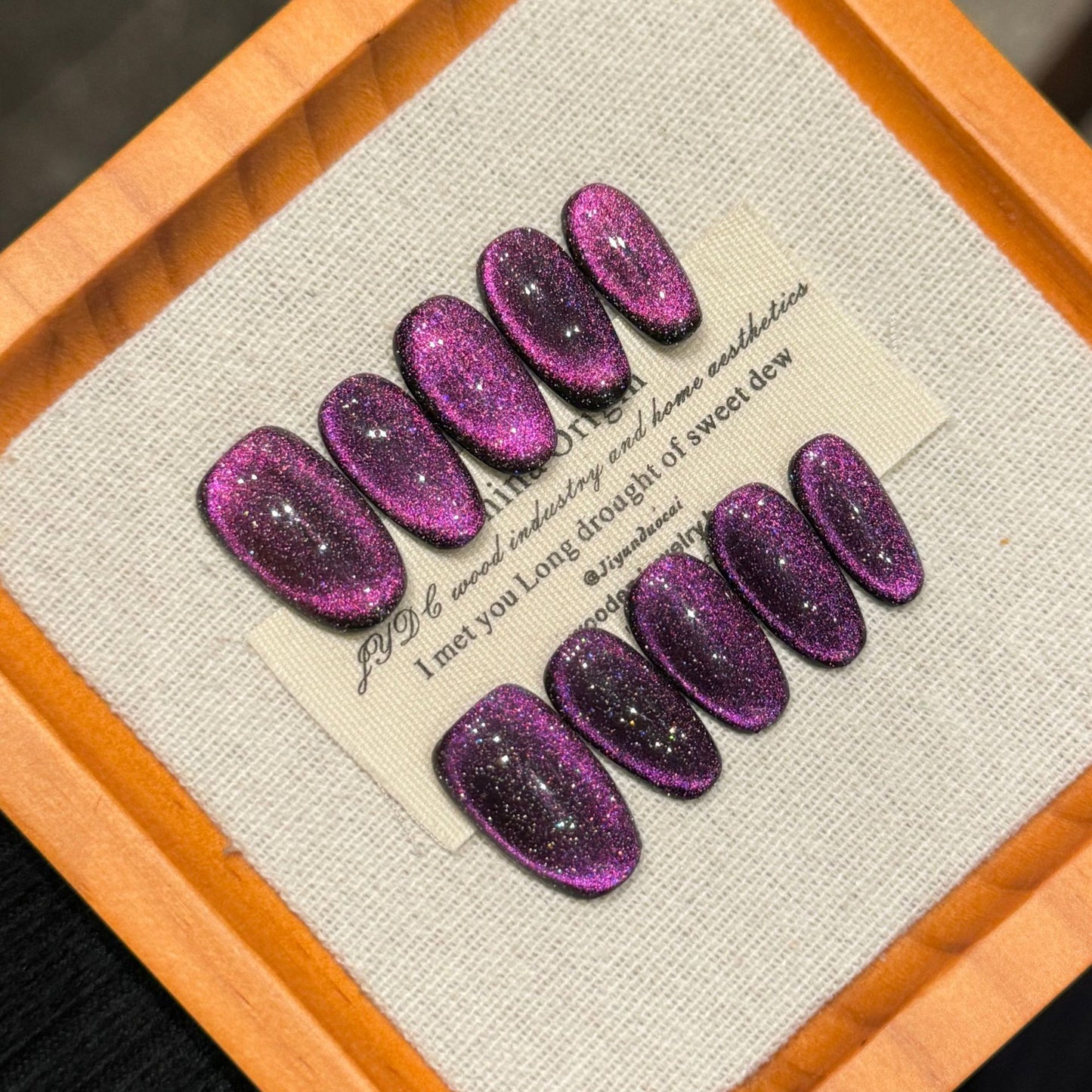 Purely Handmade 10 PCs Nail Set- HM2440