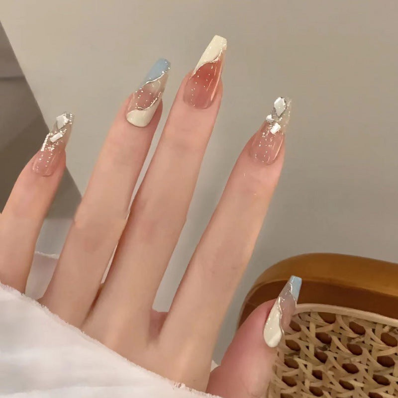 Purely Handmade 10 PCs Nail Set- HM489