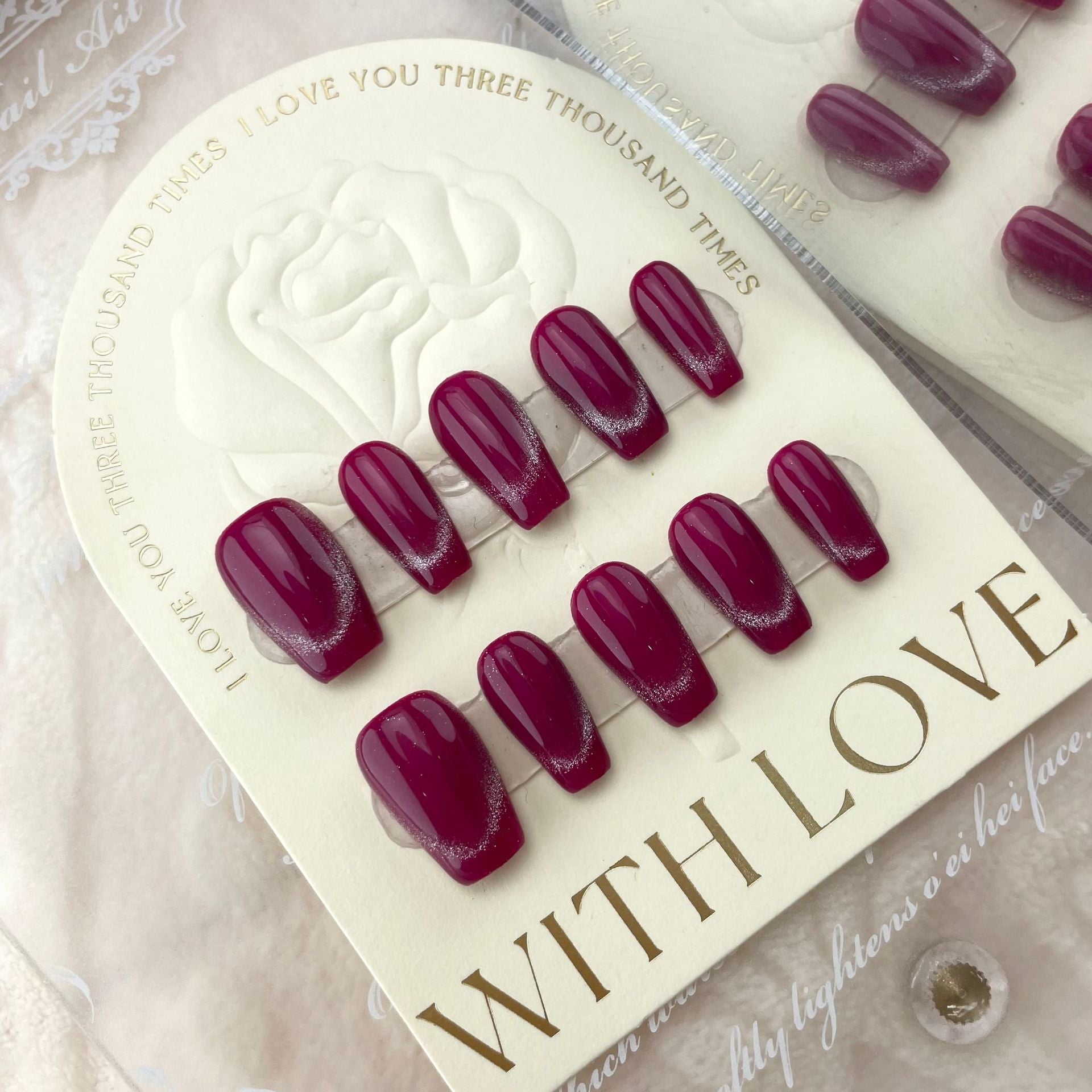 Purely Handmade 10 PCs Nail Set- HM018
