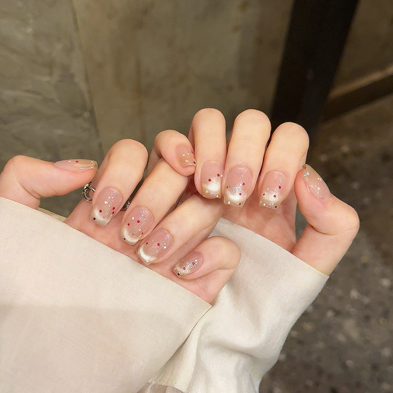 Purely Handmade 10 PCs Nail Set- HM2023
