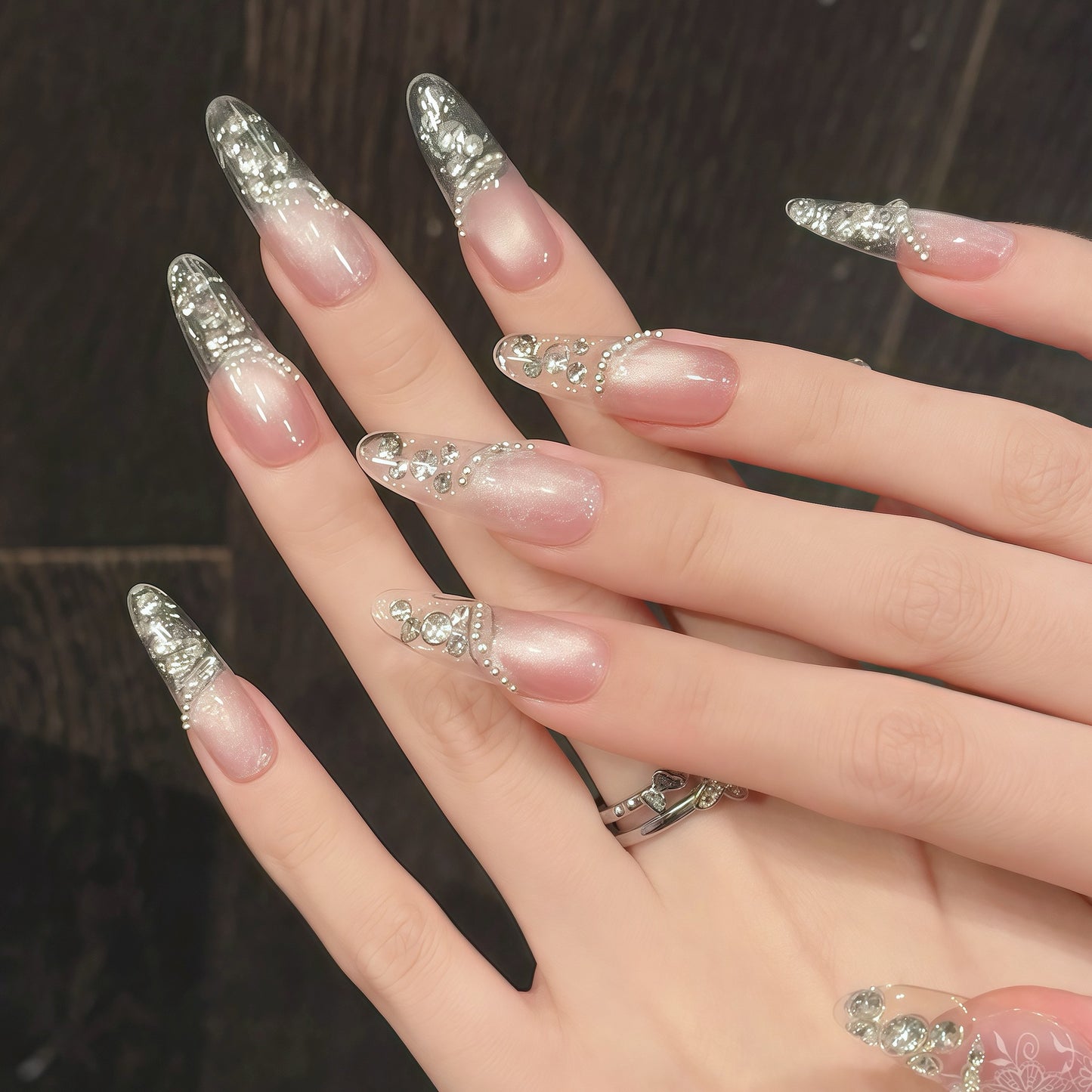 Purely Handmade 10 PCs Nail Set- HM369