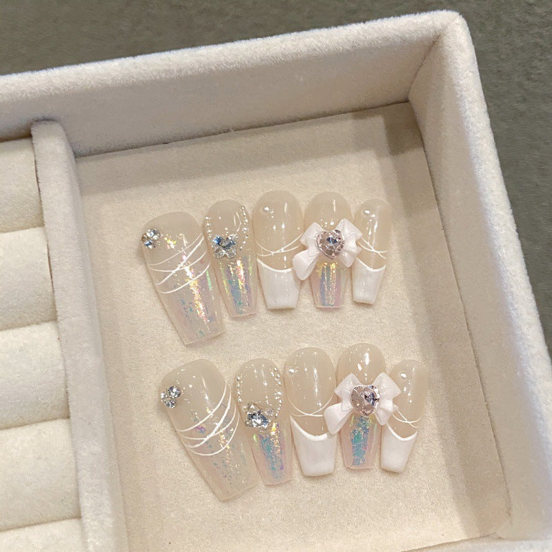 Purely Handmade 10 PCs Nail Set- HM1540