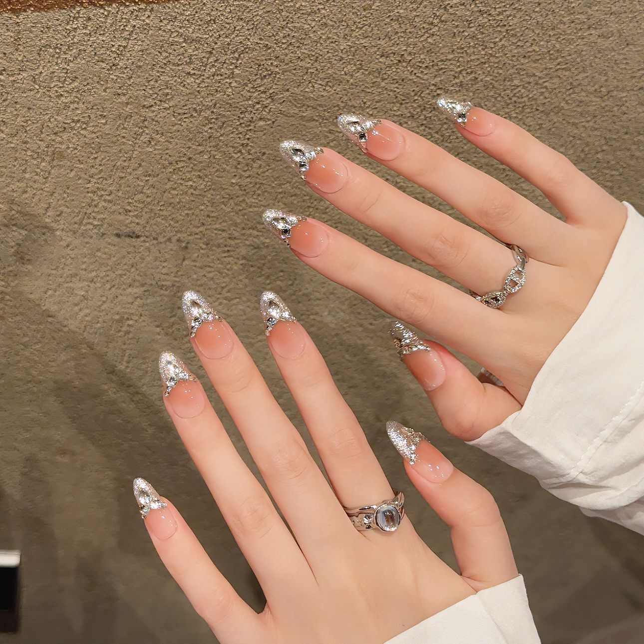 Purely Handmade 10 PCs Nail Set- HM2217