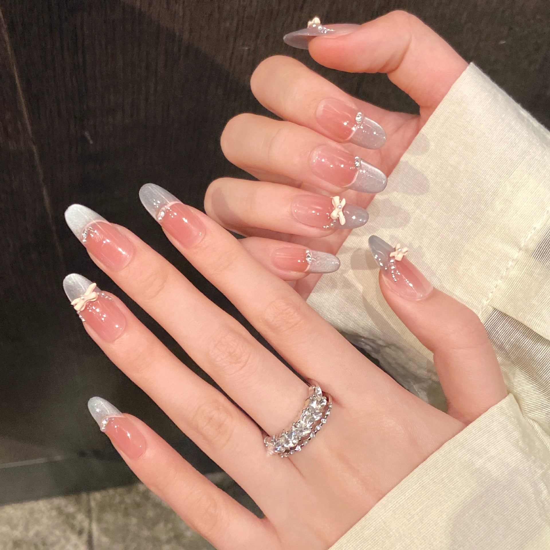 Handmade 10 PCs Nail Set- HM05