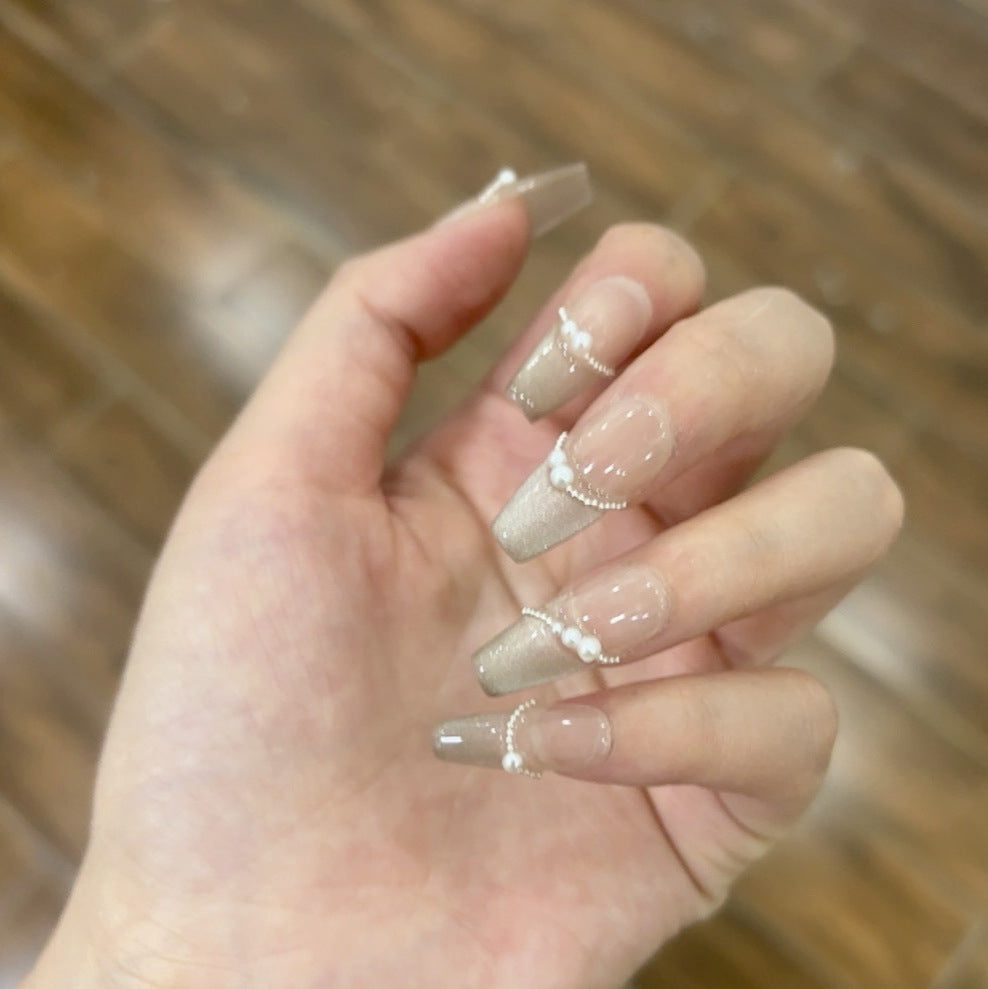Purely Handmade 10 PCs Nail Set- HM040