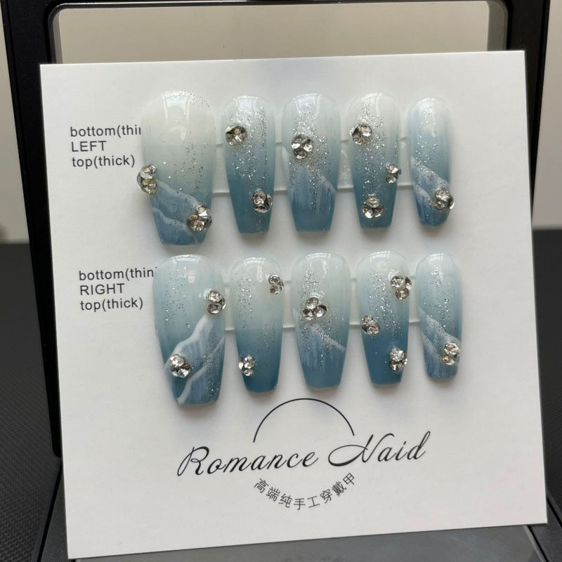 Purely Handmade 10 PCs Nail Set- HM253