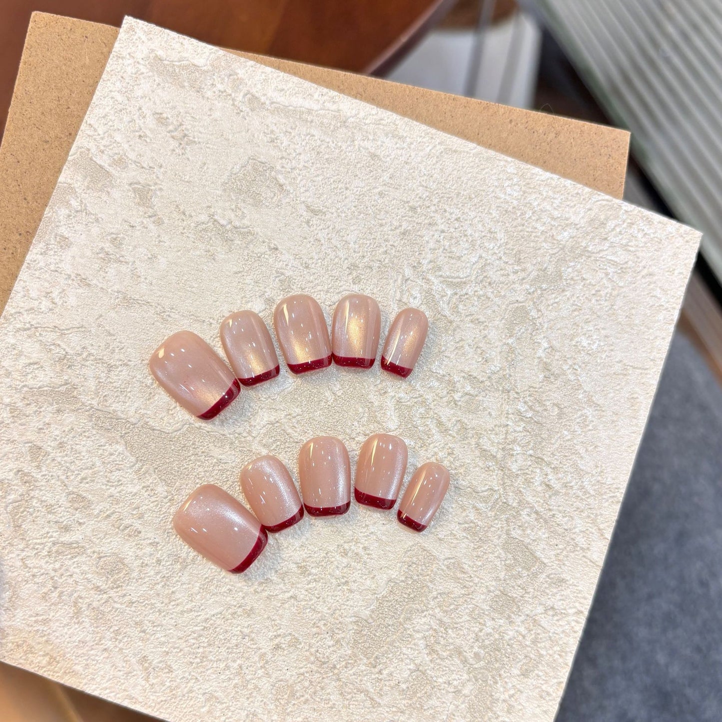 Purely Handmade 10 PCs Nail Set- HM022