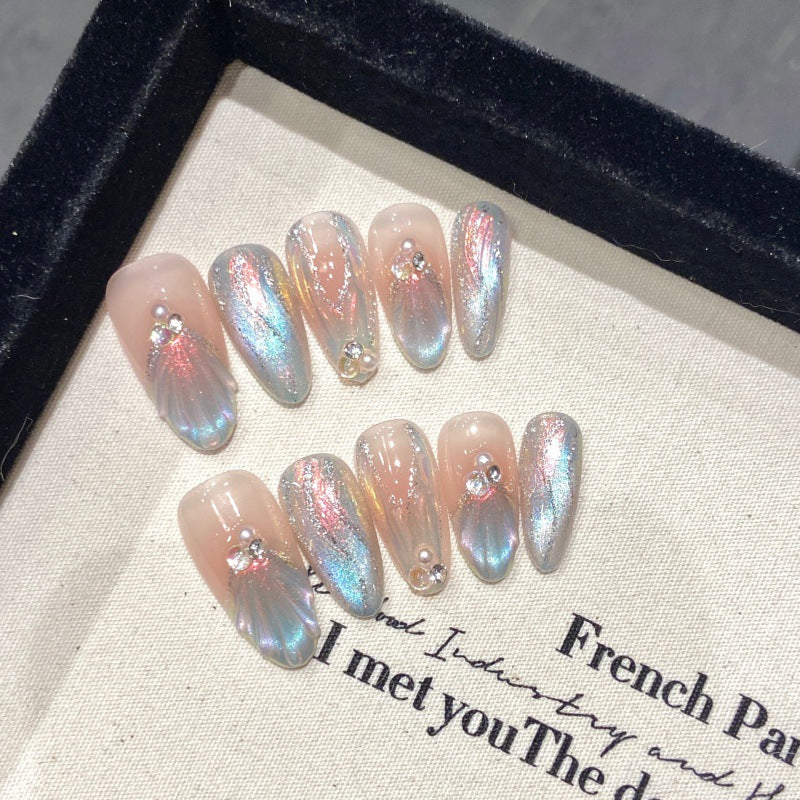 Purely Handmade 10 PCs Nail Set- HM2055