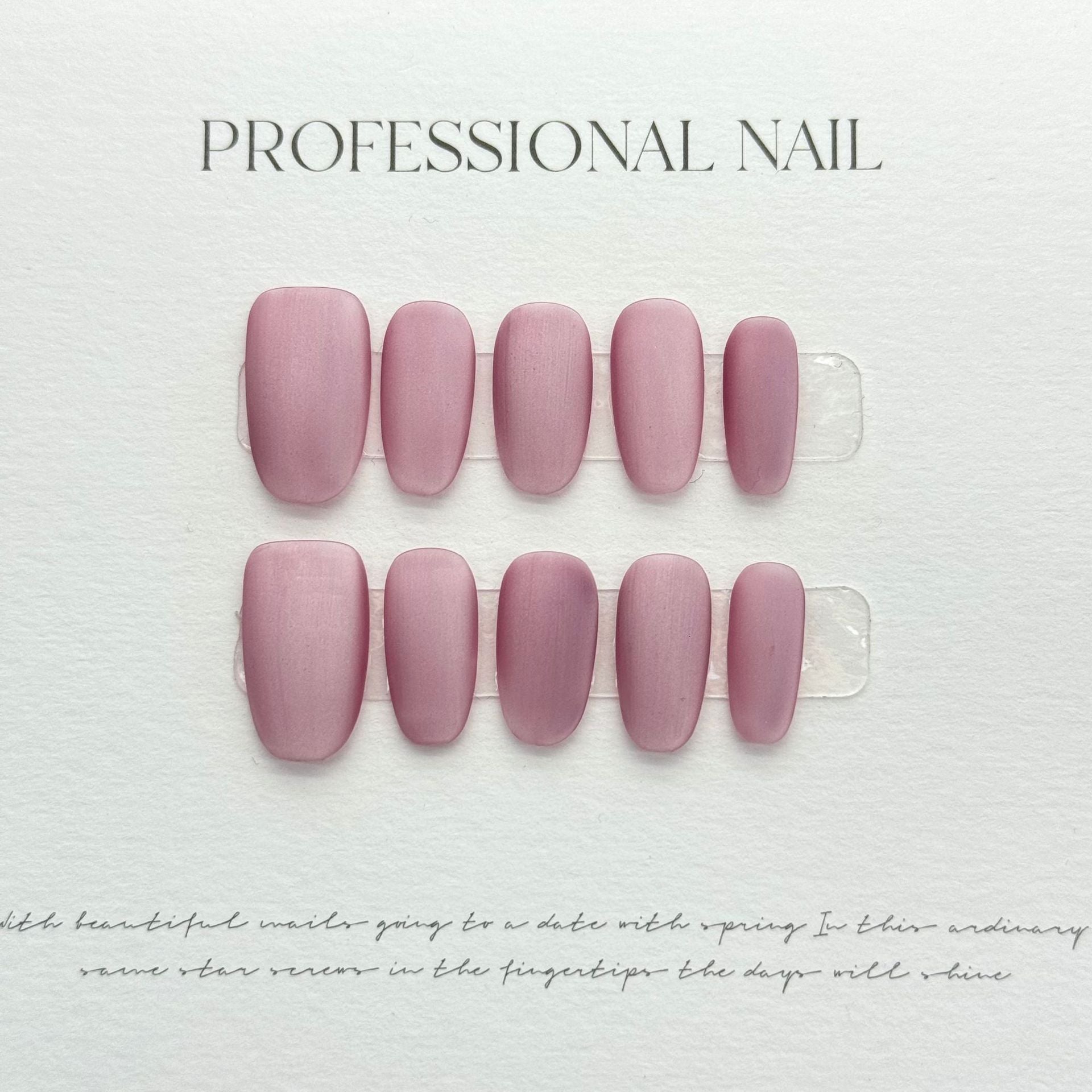 Purely Handmade 10 PCs Nail Set- HM1440