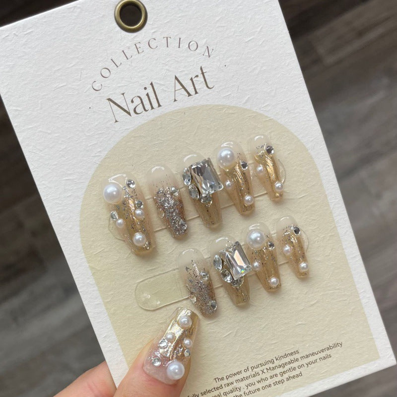 Purely Handmade 10 PCs Nail Set- HM867