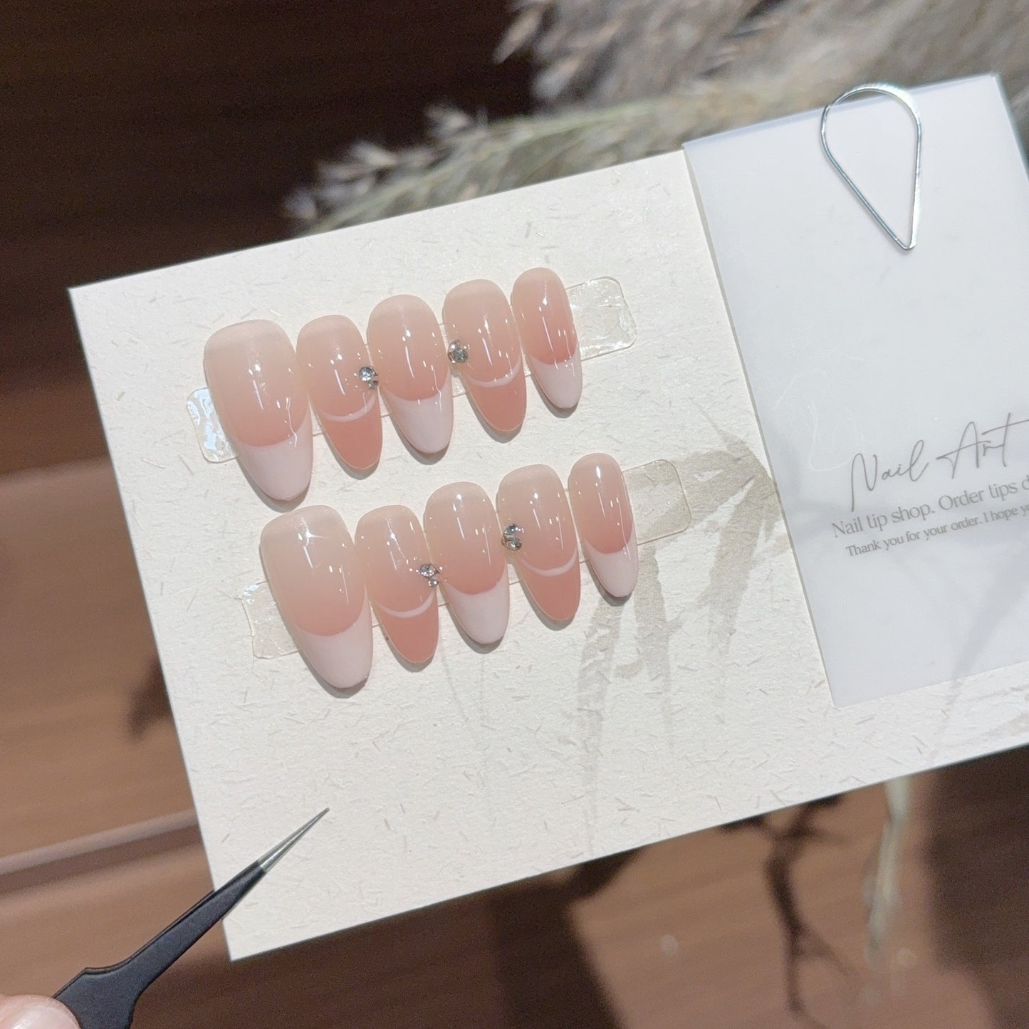 Purely Handmade 10 PCs Nail Set- LF003