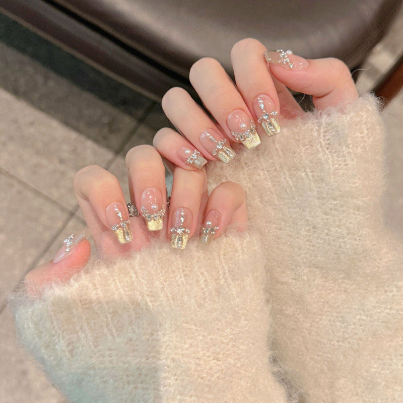 Purely Handmade 10 PCs Nail Set- HM2581