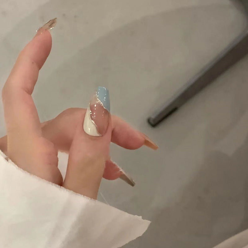 Purely Handmade 10 PCs Nail Set- HM489
