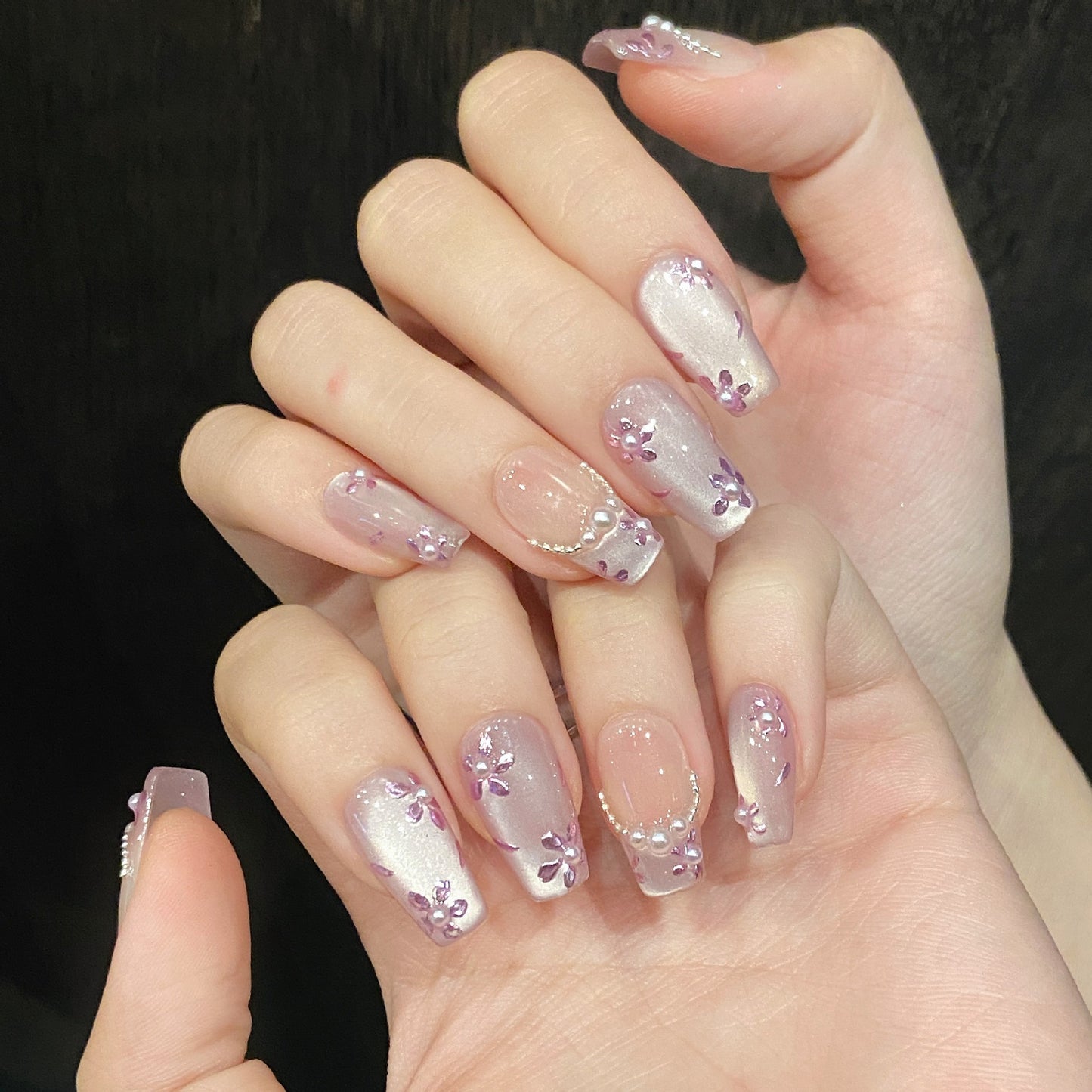Purely Handmade 10 PCs Nail Set- HM872