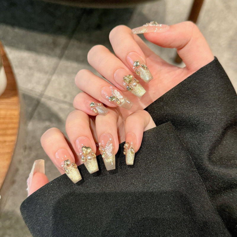 Purely Handmade 10 PCs Nail Set- HM2713