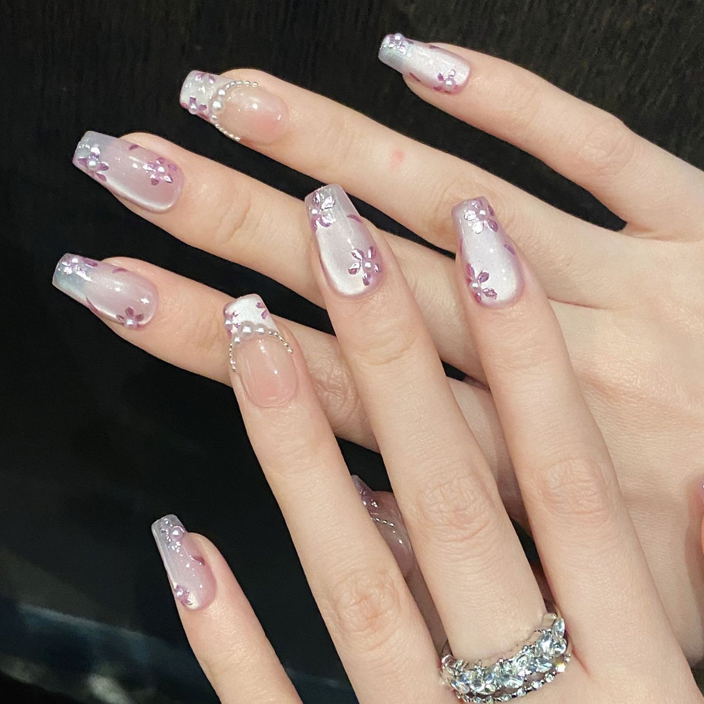 Purely Handmade 10 PCs Nail Set- HM872