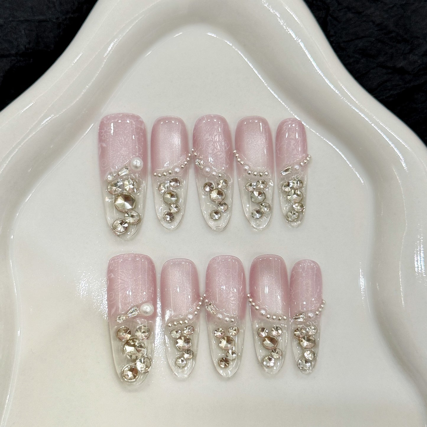 Purely Handmade 10 PCs Nail Set- HM369