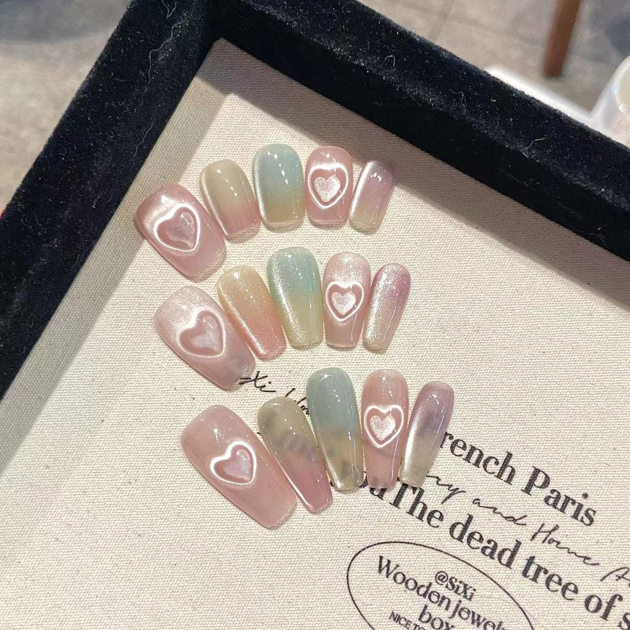 Purely Handmade 10 PCs Nail Set- HM2092