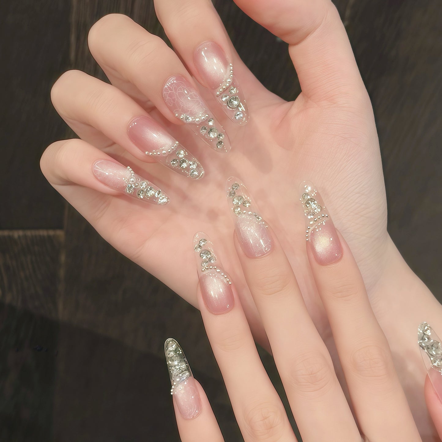 Purely Handmade 10 PCs Nail Set- HM369