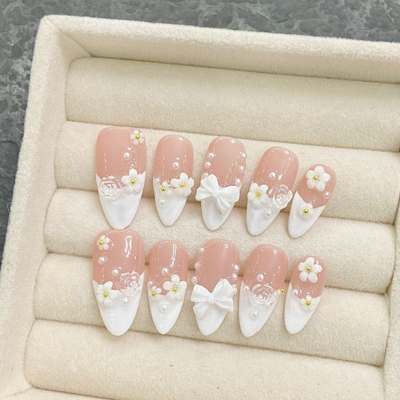 Purely Handmade 10 PCs Nail Set- HM1707