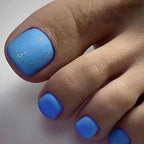 Blue Toe Nails Set F125