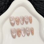 Handmade 10 PCs Nail Set- HM46