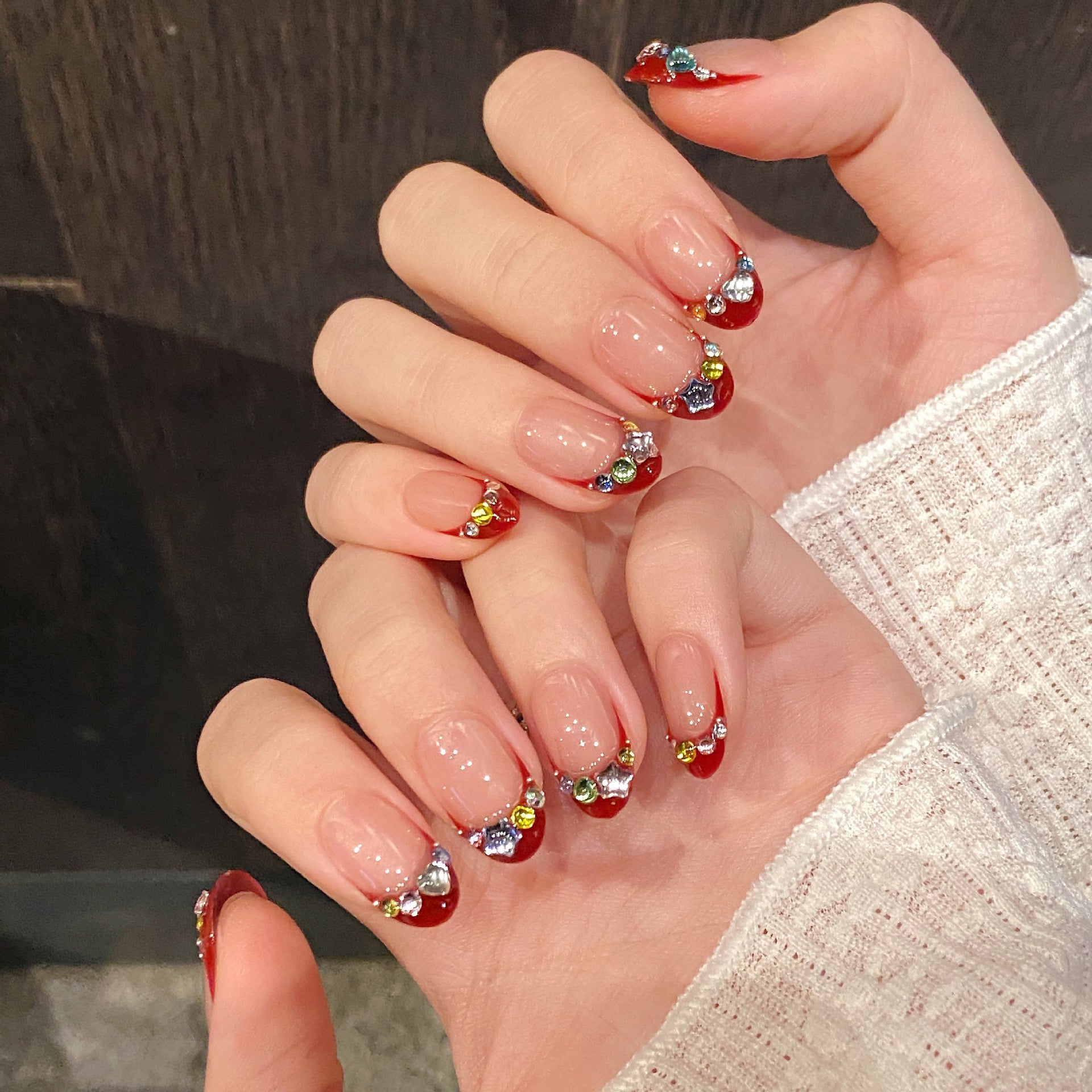 Handmade 10 PCs Nail Set- HM37