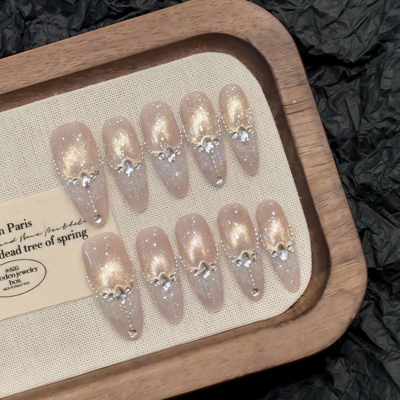 Handmade 10 PCs Nail Set- HM55