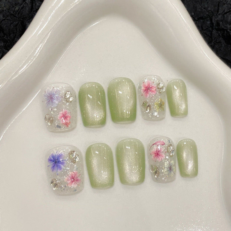 Handmade 10 PCs Nail Set- HM47