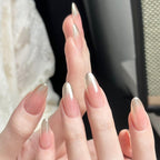 Nude Ombre Almond Press-On Nails Set JP3991