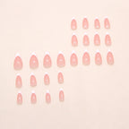 W1932- French Manicure Press-On Nails Set