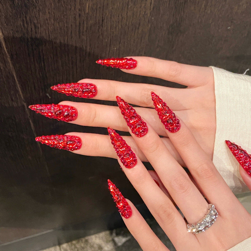 Purely Handmade 10 PCs Nail Set- HM279