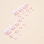 French Designer Toe Nails Set F063