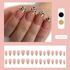 Classic Short Almond Press-On Nails Set SA04