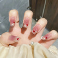 R376- Pink Charm Nail Set