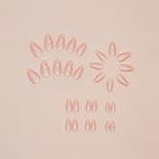 W1569- Nude Chrome Press-On Nails Set