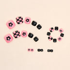 F102- Pink Toe Nails Set