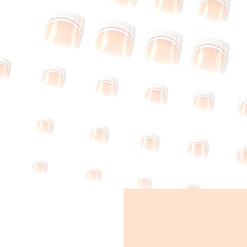 French Tips- Toe Nails- JP2470