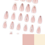 3D French Almond Press-On Nails Set JP4058