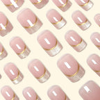 Cat Eye Square Press-On Nails Set MY553