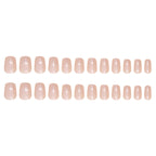 Nude Short Square Press-On Nails Set CF045