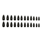 Black Almond Press-On Nails Set CF054