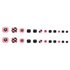 F102- Pink Toe Nails Set