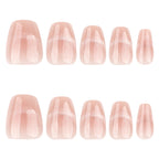 Nude Cat Eye Short Press-On Nails Set JP4097