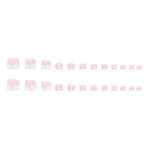 French Designer Toe Nails Set F063