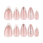 3D French Almond Press-On Nails Set JP4058